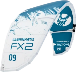 2023 Cabrinha 03 FX2 Kiteboarding Kite 5 2023 Cabrinha 03 FX2 Kiteboarding Kite -Sports Shop 2023 fx2 white blue 61584.1673894884