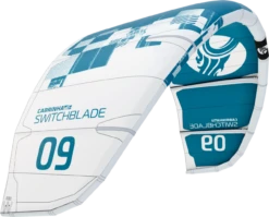 2023 Cabrinha 03 Switchblade Kiteboarding Kite -Sports Shop 2023 switchblade white blue 91375.1673889855