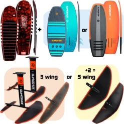 Family Double Trouble Wake Foil Package