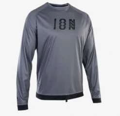 2022 Ion Wetshirt Long Sleeve -Sports Shop wetshirt ls grey front 96140.1655925203